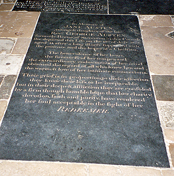 Photo of Jane Austen's Grave  