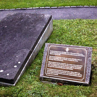 Photo of Rev. George Austen's Grave