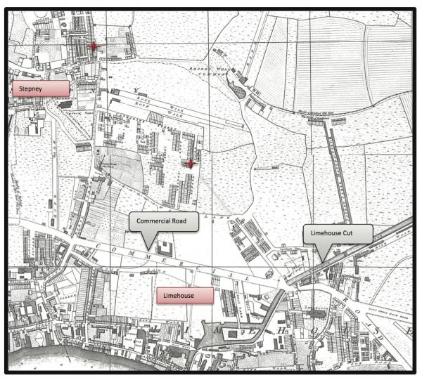 Stepney and Limehouse.